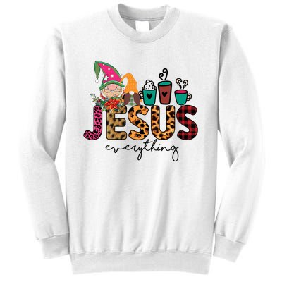 Jesus Everything Christmas Sweatshirt