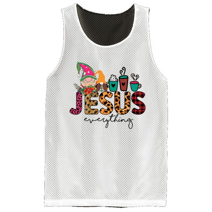 Jesus Everything Christmas Mesh Reversible Basketball Jersey Tank