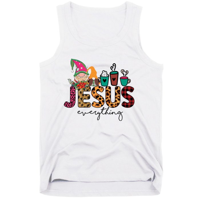 Jesus Everything Christmas Tank Top