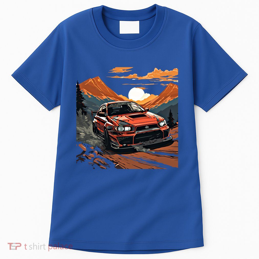 Jdm Evo Car Drift Mountain Racing Car Lover Graphic Gift Tall T-Shirt