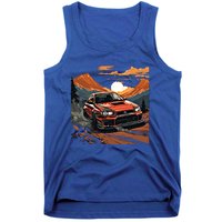 Jdm Evo Car Drift Mountain Racing Car Lover Graphic Gift Tank Top