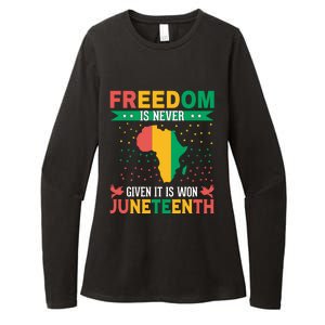 Juneteenth Emancipation Day Celebration Womens CVC Long Sleeve Shirt