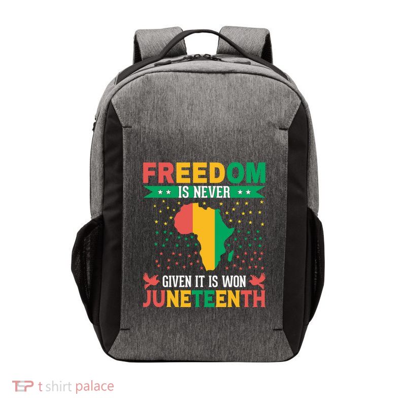 Juneteenth Emancipation Day Celebration Vector Backpack