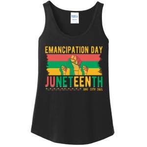 Juneteenth Emancipation Day Commemoration Ladies Essential Tank