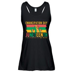 Juneteenth Emancipation Day Commemoration Ladies Essential Flowy Tank