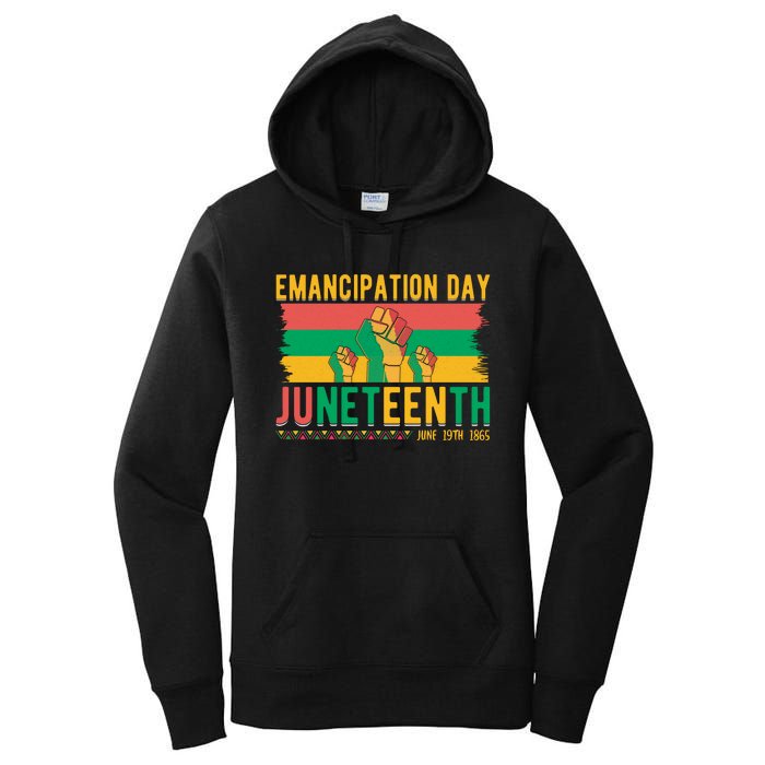 Juneteenth Emancipation Day Commemoration Women's Pullover Hoodie