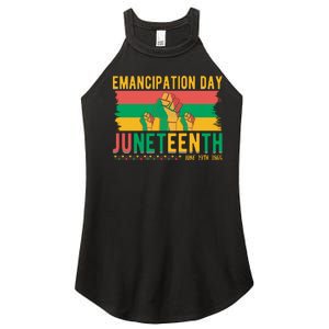 Juneteenth Emancipation Day Commemoration Women's Perfect Tri Rocker Tank