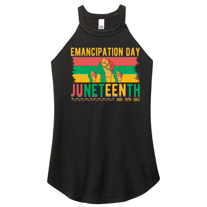 Juneteenth Emancipation Day Commemoration Women's Perfect Tri Rocker Tank