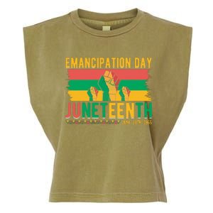 Juneteenth Emancipation Day Commemoration Garment-Dyed Women's Muscle Tee