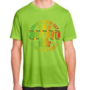 Juneteenth Emancipation Day Freedom Celebration Graphic Adult ChromaSoft Performance T-Shirt