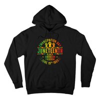 Juneteenth Emancipation Day Freedom Celebration Graphic Hoodie