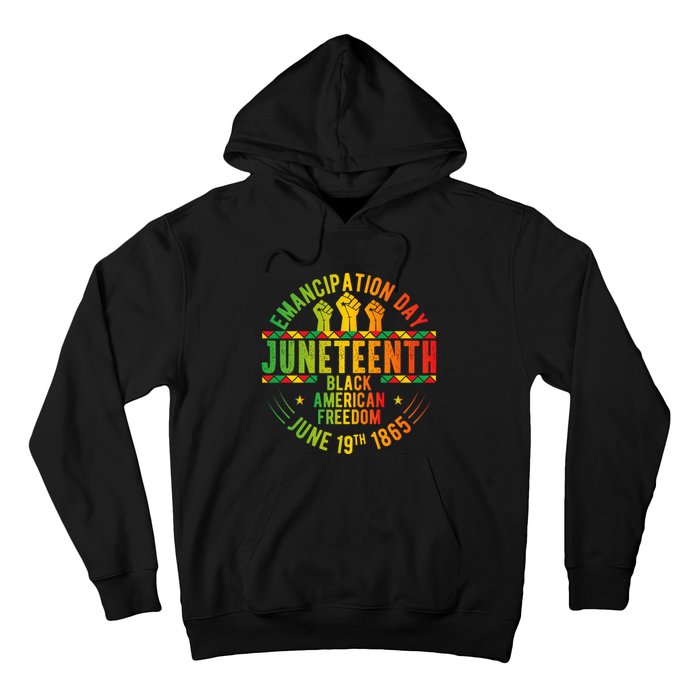 Juneteenth Emancipation Day Freedom Celebration Graphic Hoodie