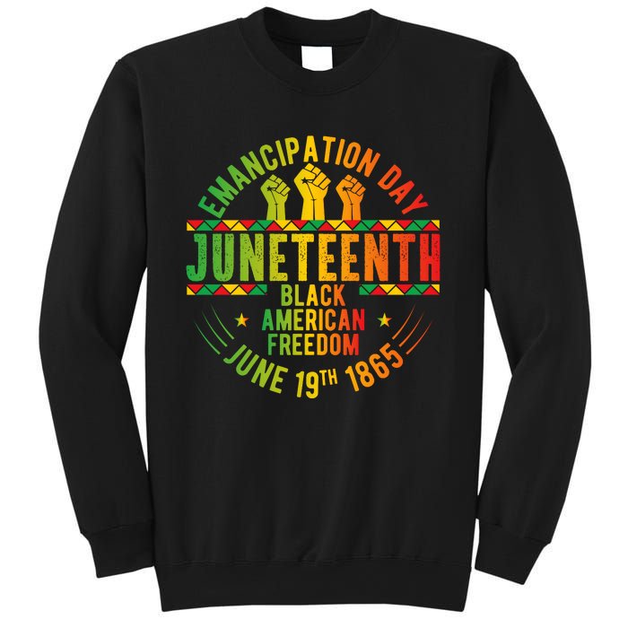 Juneteenth Emancipation Day Freedom Celebration Graphic Sweatshirt