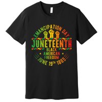 Juneteenth Emancipation Day Freedom Celebration Graphic Premium T-Shirt