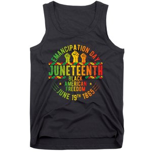 Juneteenth Emancipation Day Freedom Celebration Graphic Tank Top