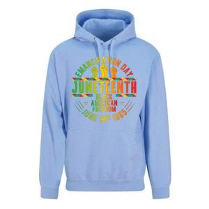 Juneteenth Emancipation Day Freedom Celebration Graphic Unisex Surf Hoodie