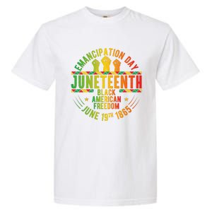 Juneteenth Emancipation Day Freedom Celebration Graphic Garment-Dyed Heavyweight T-Shirt