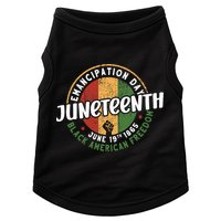 Juneteenth Emancipation Day Black American Freedom Doggie Tank