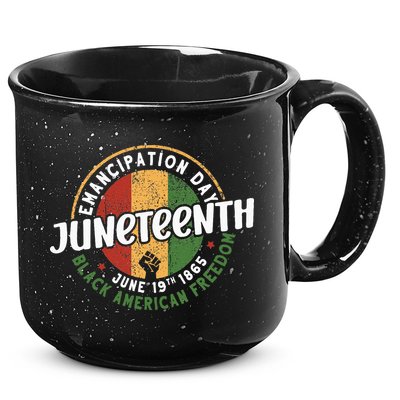 Juneteenth Emancipation Day Black American Freedom 15oz Campfire Ceramic Mug