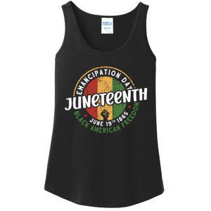 Juneteenth Emancipation Day Black American Freedom Ladies Essential Tank