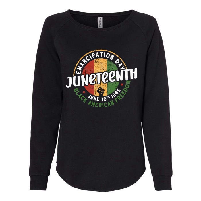 Juneteenth Emancipation Day Black American Freedom Womens California Wash Sweatshirt