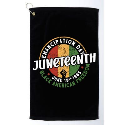 Juneteenth Emancipation Day Black American Freedom Golf Towel