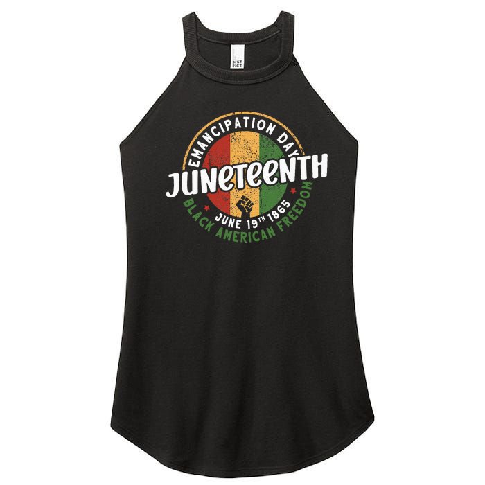 Juneteenth Emancipation Day Black American Freedom Women's Perfect Tri Rocker Tank