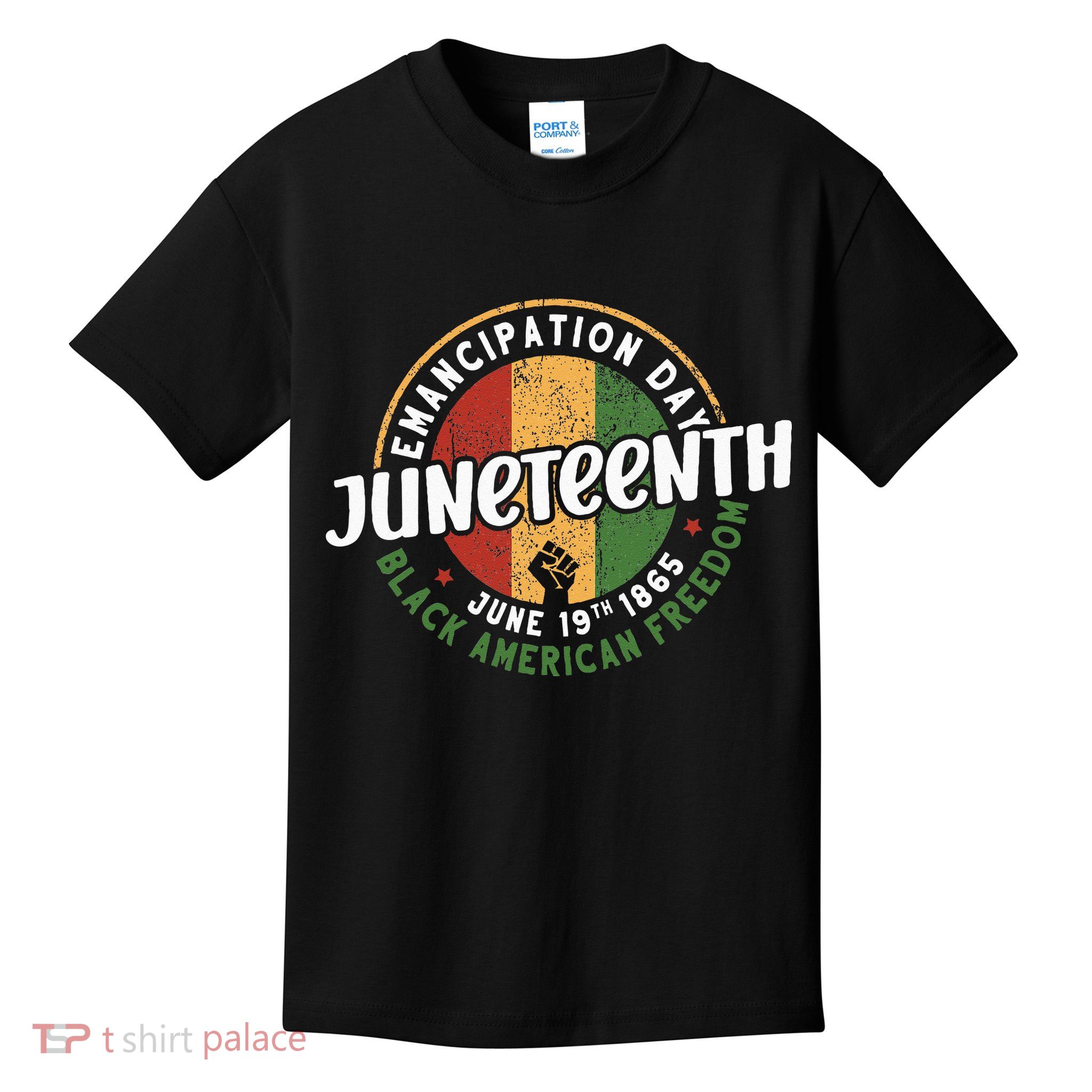 Juneteenth Emancipation Day Black American Freedom Kids T-Shirt