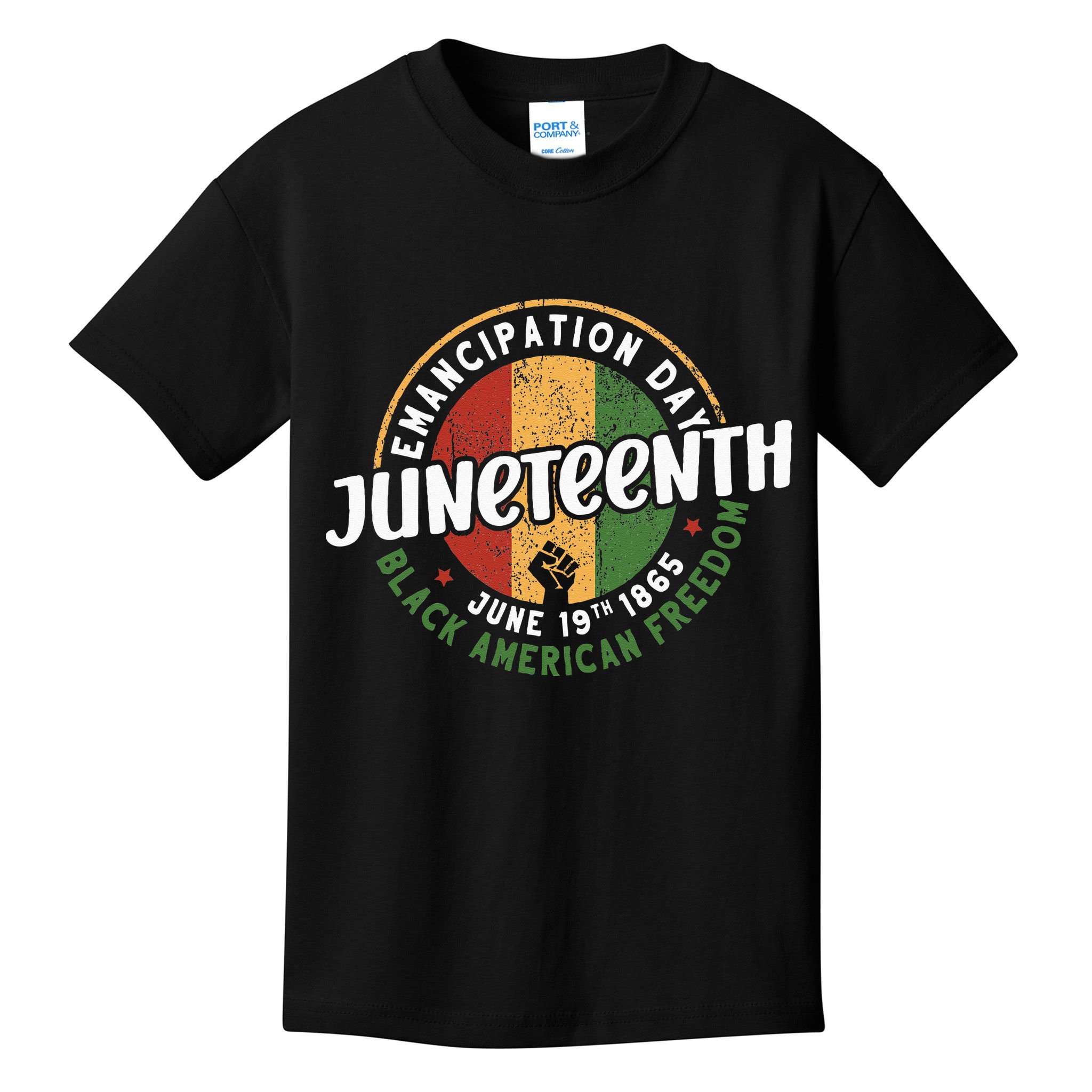 Juneteenth Emancipation Day Black American Freedom Kids T-Shirt
