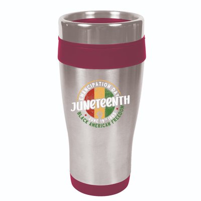 Juneteenth Emancipation Day Black American Freedom 16oz Travel Tumbler