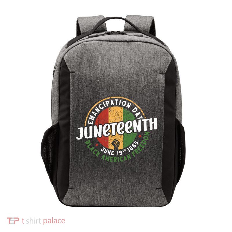 Juneteenth Emancipation Day Black American Freedom Vector Backpack
