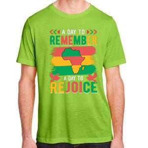 Juneteenth Emancipation Day A Day To Remember And Rejoice Adult ChromaSoft Performance T-Shirt