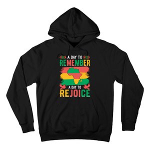 Juneteenth Emancipation Day A Day To Remember And Rejoice Hoodie