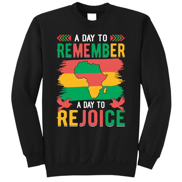 Juneteenth Emancipation Day A Day To Remember And Rejoice Sweatshirt