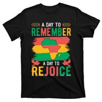 Juneteenth Emancipation Day A Day To Remember And Rejoice T-Shirt