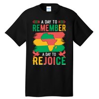 Juneteenth Emancipation Day A Day To Remember And Rejoice Tall T-Shirt