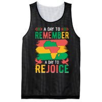 Juneteenth Emancipation Day A Day To Remember And Rejoice Mesh Reversible Basketball Jersey Tank