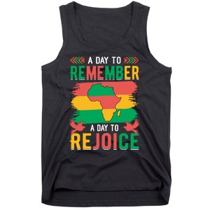 Juneteenth Emancipation Day A Day To Remember And Rejoice Tank Top