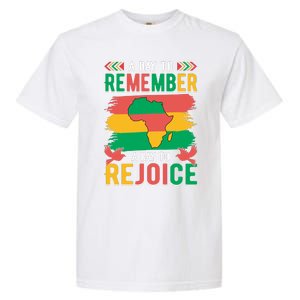 Juneteenth Emancipation Day A Day To Remember And Rejoice Garment-Dyed Heavyweight T-Shirt