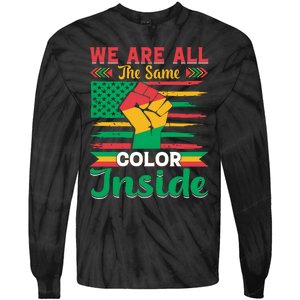 Juneteenth Emancipation Day Celebration Tie-Dye Long Sleeve Shirt