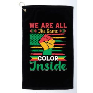 Juneteenth Emancipation Day Celebration Platinum Collection Golf Towel