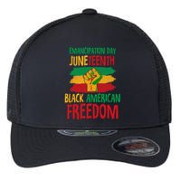 Juneteenth Emancipation Day Black American Freedom Flexfit Unipanel Trucker Cap