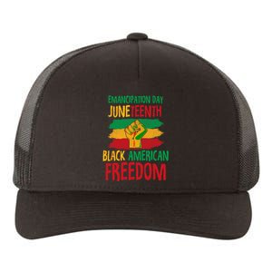 Juneteenth Emancipation Day Black American Freedom Yupoong Adult 5-Panel Trucker Hat