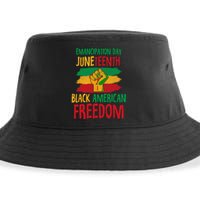 Juneteenth Emancipation Day Black American Freedom Sustainable Bucket Hat