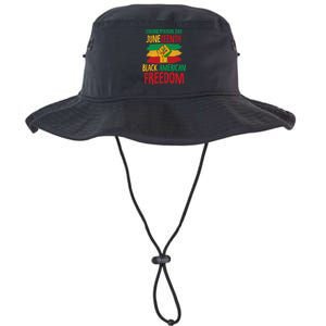 Juneteenth Emancipation Day Black American Freedom Legacy Cool Fit Booney Bucket Hat