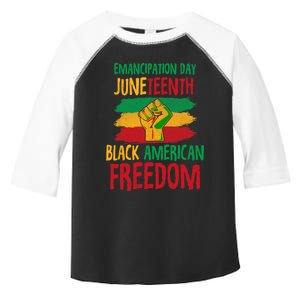 Juneteenth Emancipation Day Black American Freedom Toddler Fine Jersey T-Shirt