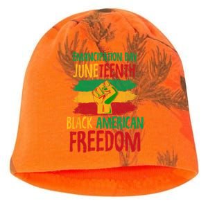 Juneteenth Emancipation Day Black American Freedom Kati - Camo Knit Beanie