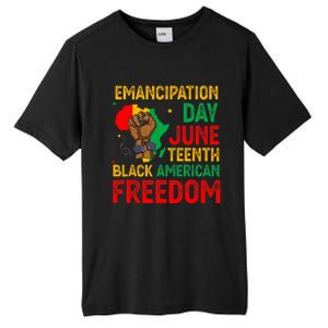 Juneteenth Emancipation Day Black American Freedom Tall Fusion ChromaSoft Performance T-Shirt