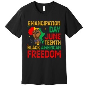 Juneteenth Emancipation Day Black American Freedom Premium T-Shirt