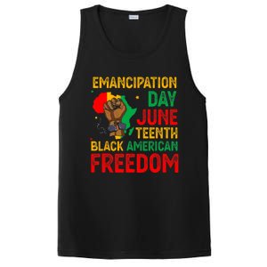 Juneteenth Emancipation Day Black American Freedom PosiCharge Competitor Tank